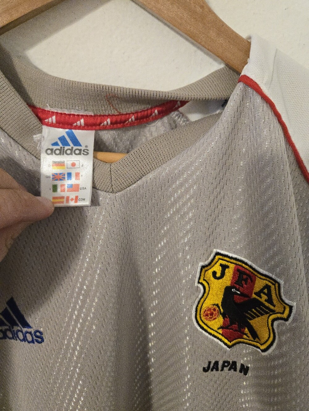 Adidas Japan Away Soccer Jersey World Cup 2002 Mens Large Futbol - Picture 4 of 8